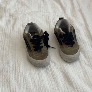 Vans Kids Tan and Black Sneakers